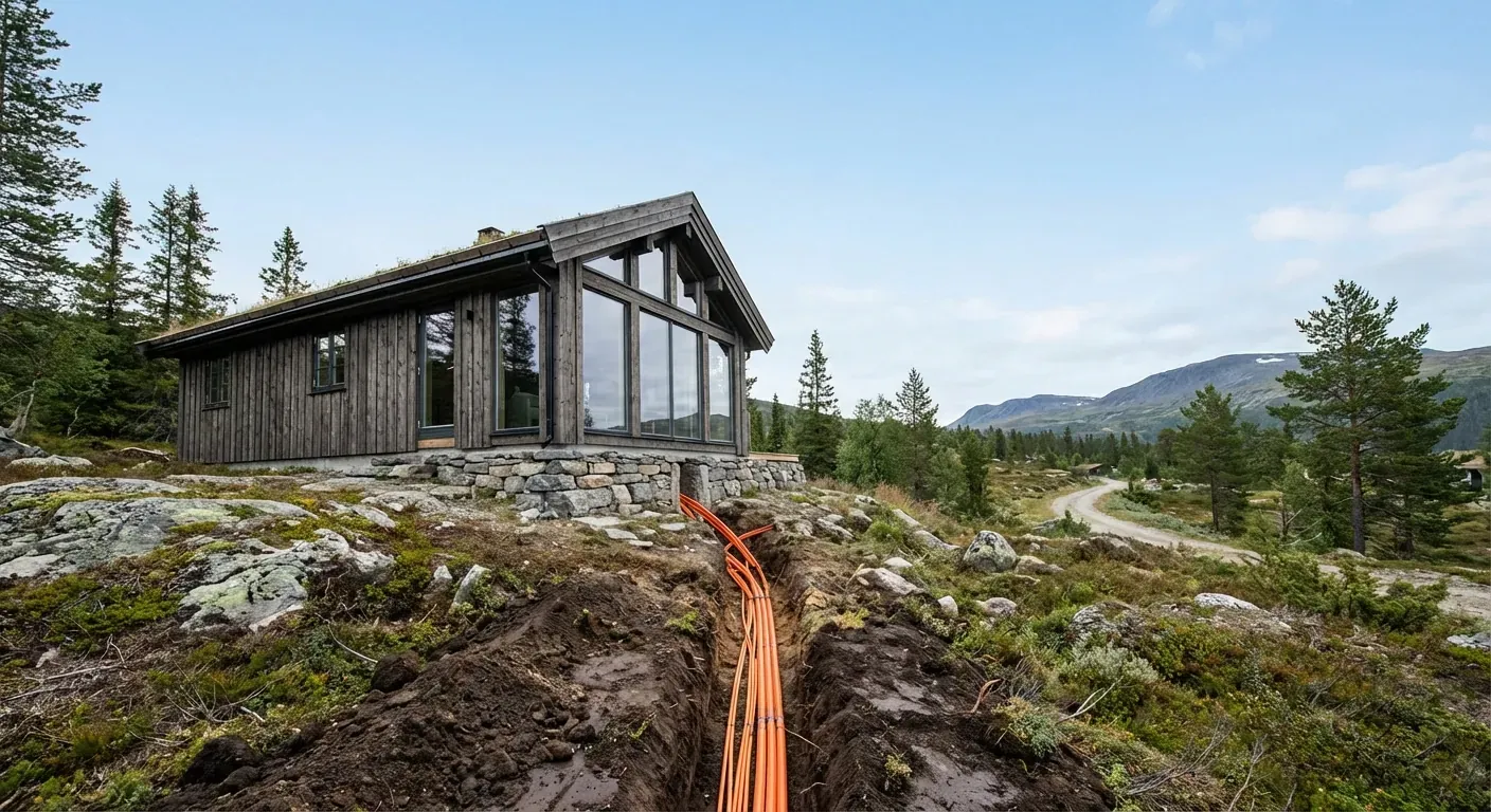 Fiber til hytte og fritidsbolig: Slik sikrer dere digital infrastruktur i fjellet - Featured Image