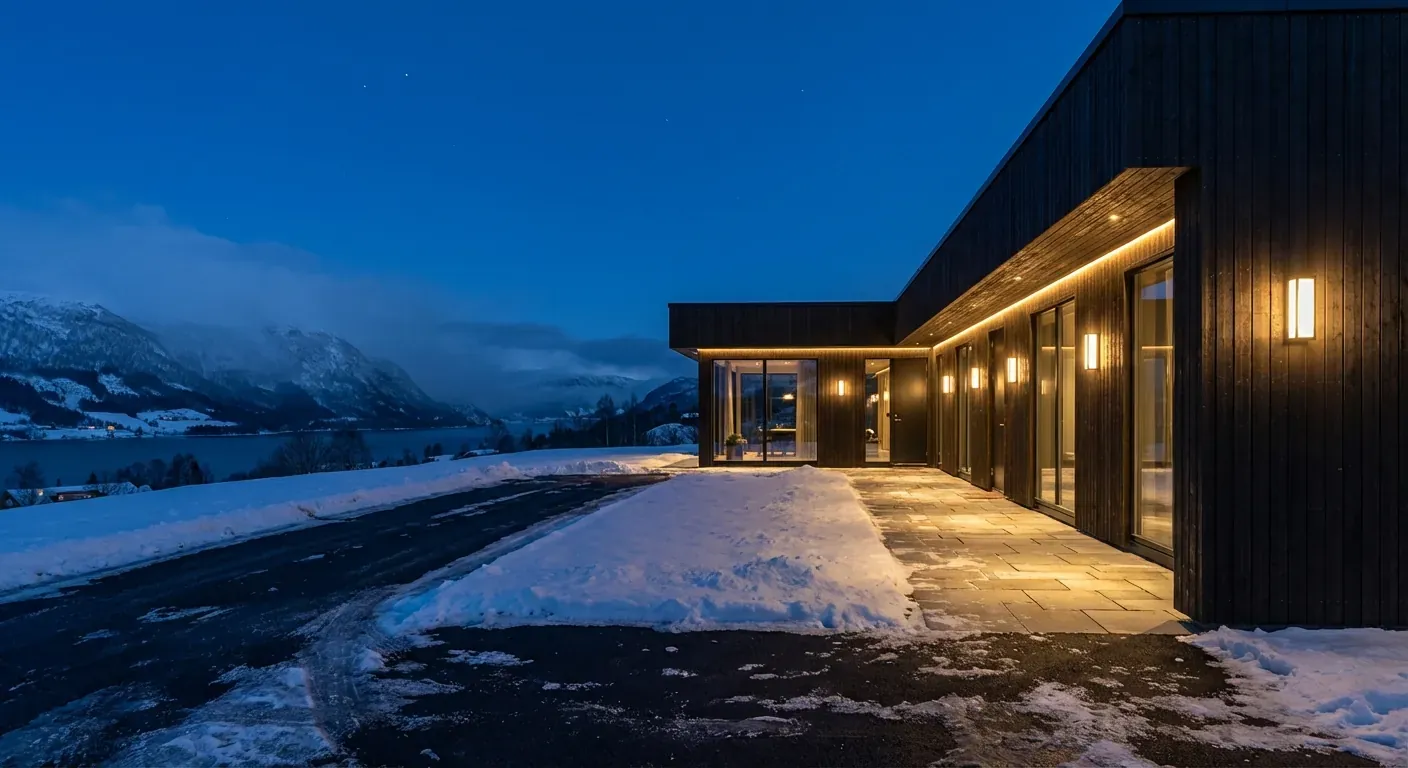 Utendørs belysning og varme: Planlegging av uteområdet på Voss - Featured Image