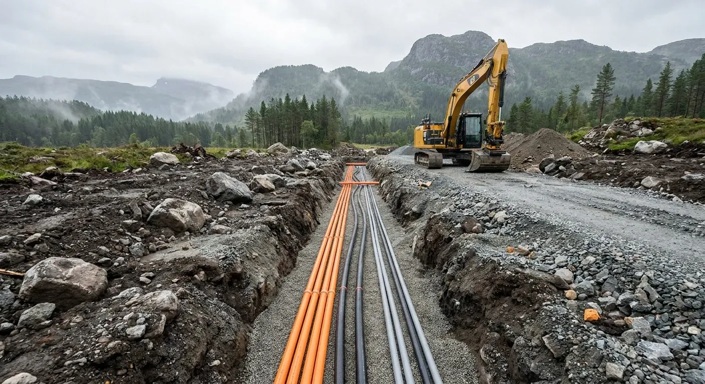 Samgraving av infrastruktur: Fordelar for utbyggjarar og kommunar - Featured Image