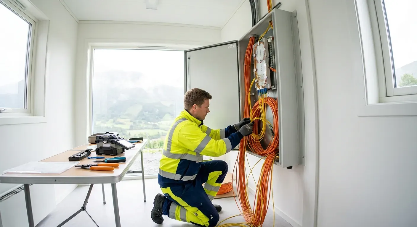 Vedlikehold av fibernett for eigedom og næring: Slik unngår de driftsavbrot - Featured Image