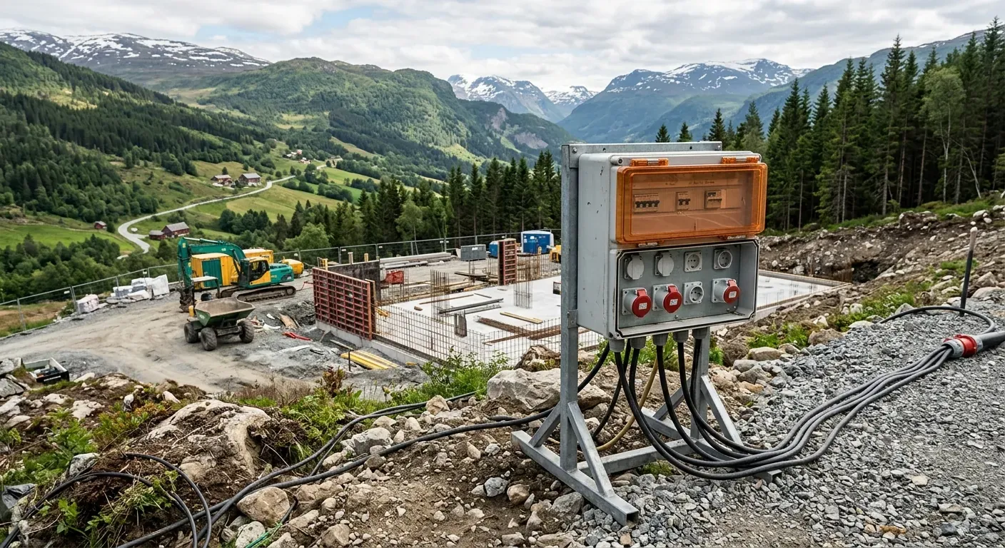 Byggestraum på Voss: Slik sikrar du straum til byggjeplassen - Featured Image
