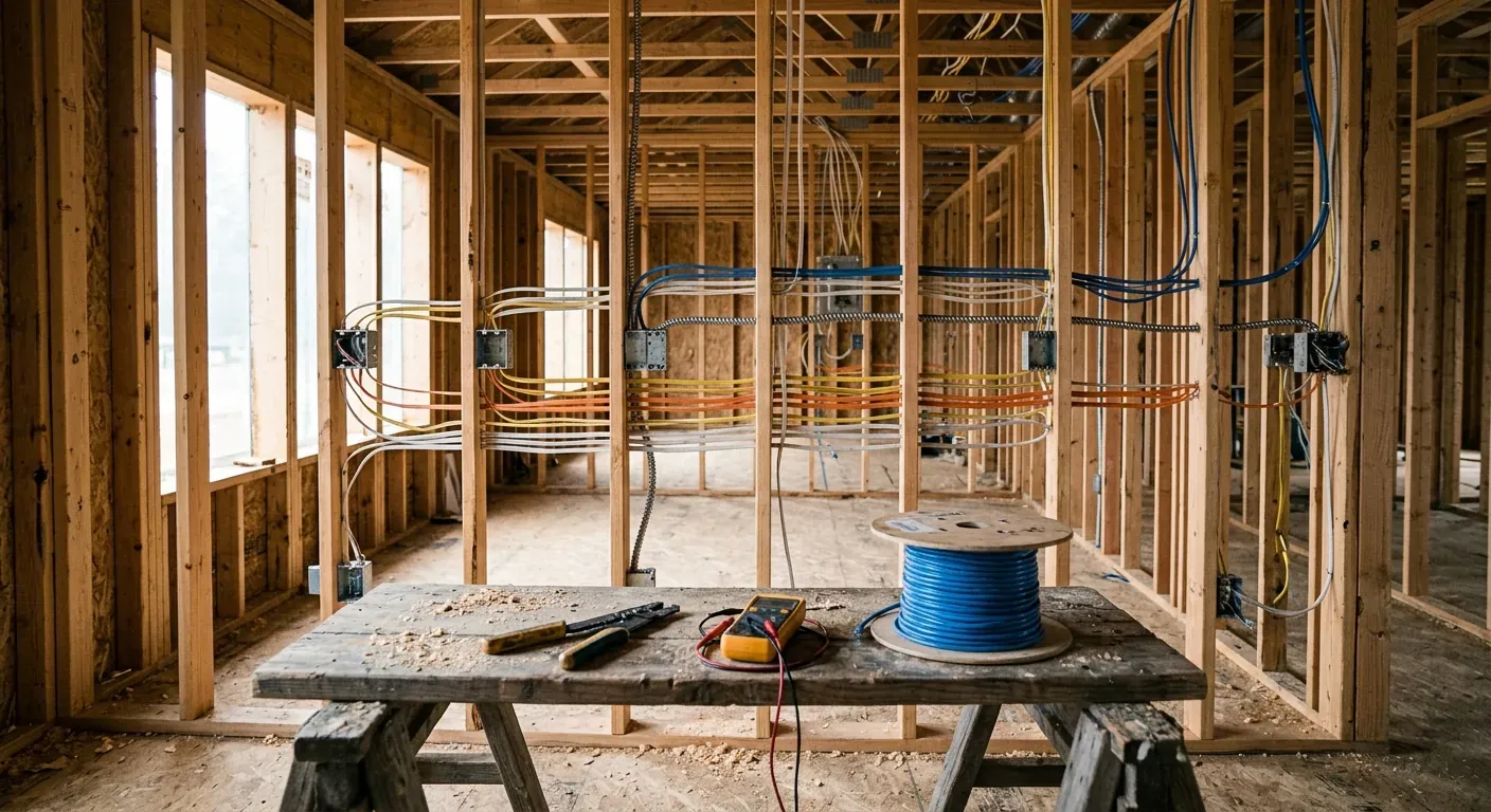 Komplett guide til elektrisk installasjon i nybygg: Frå planlegging til ferdigattest - Featured Image